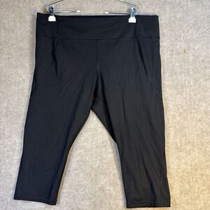 Livi Active Wide Waistband Lane Bryant Capri Length Active Leggings‎ Size 26/28